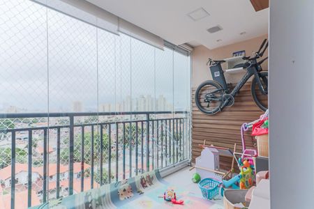 Varanda de apartamento à venda com 3 quartos, 98m² em Vila Polopoli, São Paulo