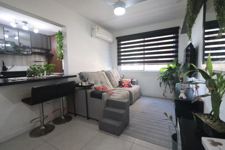 Sala de apartamento para alugar com 1 quarto, 53m² em Hamburgo Velho, Novo Hamburgo