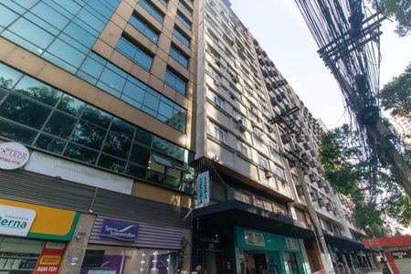 Fachada de kitnet/studio para alugar com 1 quarto, 22m² em Centro, Niterói