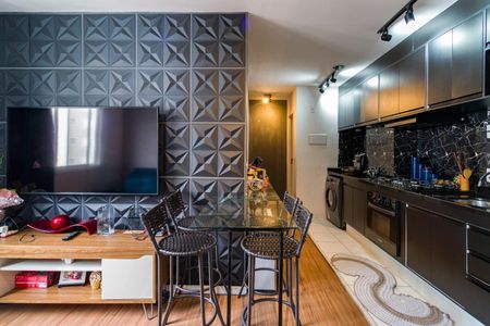 Sala de apartamento para alugar com 2 quartos, 63m² em Parque Esmeralda, São Paulo