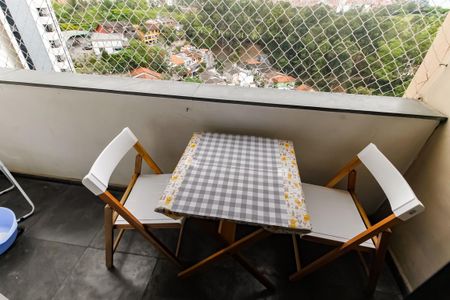 Varanda da Sala de apartamento para alugar com 1 quarto, 41m² em Paraíso do Morumbi, São Paulo
