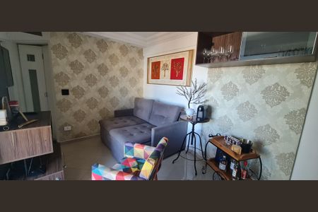 Sala de apartamento à venda com 2 quartos, 50m² em Vila Príncipe de Gales, Santo André