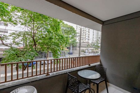Studio à venda com 28m², 1 quarto e sem vagaVaranda