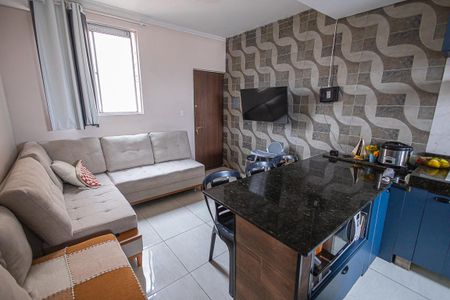 Sala de apartamento à venda com 2 quartos, 77m² em Itapoã, Belo Horizonte