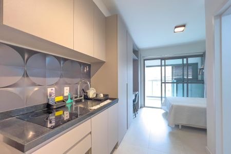 Studio para alugar com 27m², 1 quarto e sem vaga Studio para alugar com 27m², 1 quarto e sem vagaCozinha