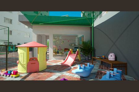 Apartamento para alugar com 49m², 2 quartos e 1 vaga Apartamento para alugar com 49m², 2 quartos e 1 vagaÁrea comum - Playground