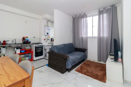 Sala de apartamento para alugar com 2 quartos, 42m² em Parque Maria Helena, São Paulo