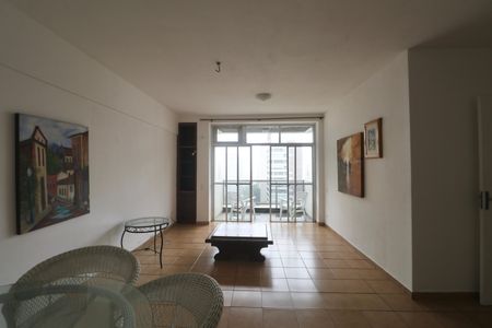 Sala de apartamento para alugar com 3 quartos, 125m² em Barra Funda, Guarujá