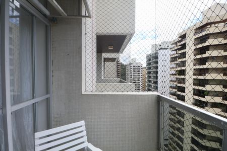 Varanda da Sala de apartamento para alugar com 3 quartos, 125m² em Barra Funda, Guarujá