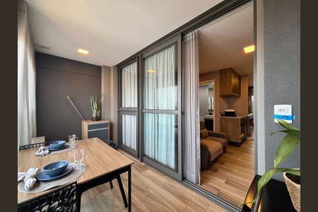 Studio à venda com 28m², 1 quarto e sem vagaVaranda