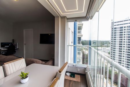 Varanda Gourmet de apartamento à venda com 1 quarto, 45m² em Bethaville I, Barueri