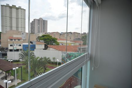 Varanda Gourmet de apartamento à venda com 2 quartos, 83m² em Parque Bandeirante, Santo André