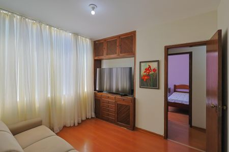 Sala de TV de apartamento à venda com 3 quartos, 122m² em Gutierrez, Belo Horizonte
