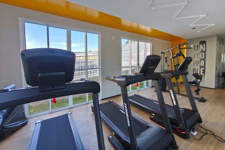 Apartamento à venda com 44m², 2 quartos e 1 vaga Apartamento à venda com 44m², 2 quartos e 1 vagaÁrea comum - Academia