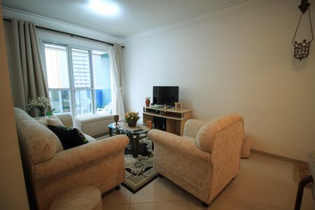 Sala de apartamento à venda com 3 quartos, 76m² em Vila Regente Feijó, São Paulo