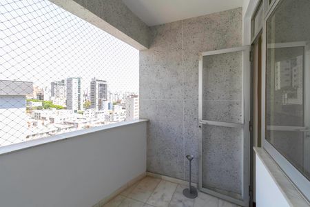 Varanda da sala de apartamento à venda com 3 quartos, 90m² em Anchieta, Belo Horizonte