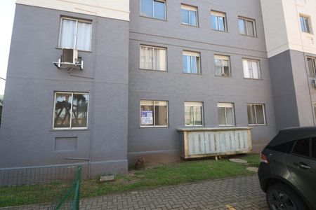 Apartamento para alugar com 47m², 2 quartos e 1 vagaFachada do bloco - Placa