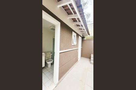 Casa de condomínio à venda com 439m², 4 quartos e 6 vagasBanheiro da Área gourmet