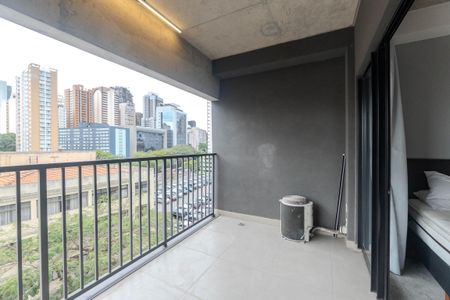 Studio para alugar com 27m², 1 quarto e sem vagaSacada