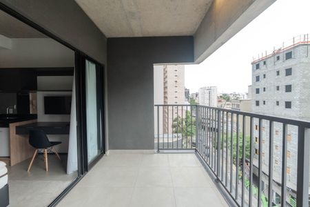 Studio para alugar com 27m², 1 quarto e sem vagaSacada