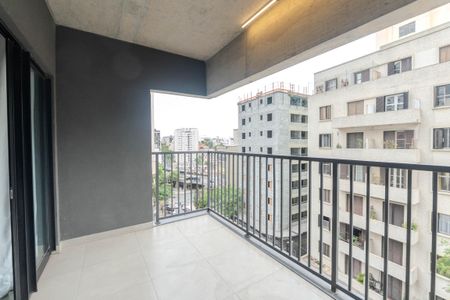 Studio para alugar com 27m², 1 quarto e sem vagaSacada