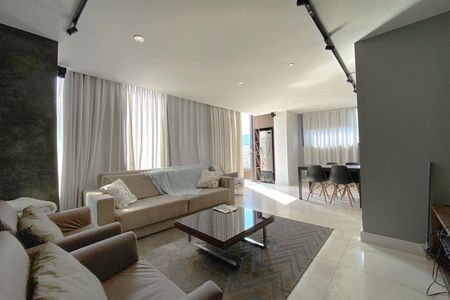 Sala de Estar de apartamento à venda com 2 quartos, 164m² em Belvedere, Belo Horizonte
