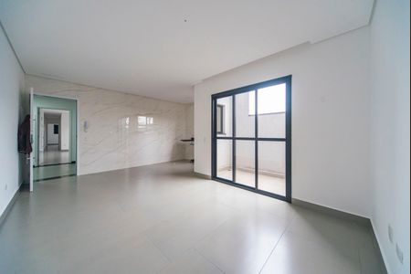 Sala de apartamento à venda com 3 quartos, 70m² em Campestre, Santo André