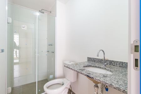 Banheiro  de kitnet/studio à venda com 1 quarto, 26m² em Belenzinho, São Paulo