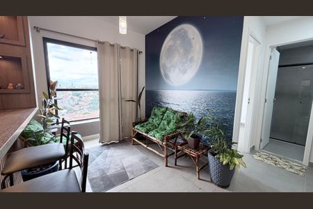 Sala de apartamento para alugar com 1 quarto, 34m² em Parque Industrial, Campinas