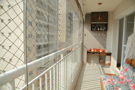 Sacada da Sala de apartamento à venda com 3 quartos, 80m² em Centro, São Bernardo do Campo