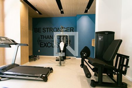 Studio para alugar com 23m², 1 quarto e sem vaga Studio para alugar com 23m², 1 quarto e sem vagaÁrea comum - Academia