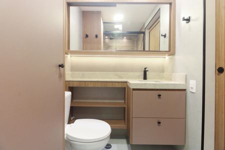 Studio para alugar com 23m², 1 quarto e sem vaga Studio para alugar com 23m², 1 quarto e sem vagaBanheiro