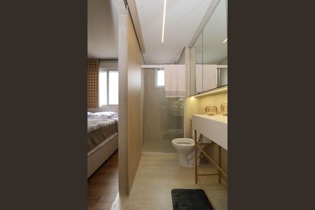 Apartamento para alugar com 31m², 1 quarto e sem vaga Apartamento para alugar com 31m², 1 quarto e sem vagaBanheiro da Suíte