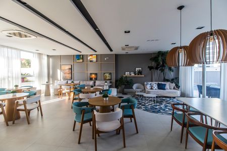 Apartamento para alugar com 45m², 1 quarto e 1 vaga Apartamento para alugar com 45m², 1 quarto e 1 vagaÁrea comum - Salão de festas
