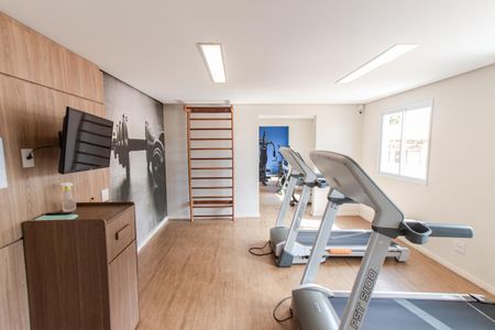 Apartamento à venda com 47m², 2 quartos e 1 vaga Apartamento à venda com 47m², 2 quartos e 1 vagaÁrea comum - Academia
