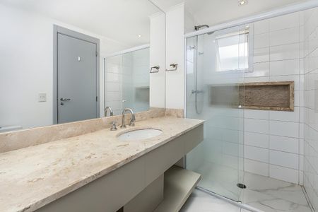 Apartamento para alugar com 85m², 1 quarto e 2 vagas Apartamento para alugar com 85m², 1 quarto e 2 vagasBanheiro da Suíte