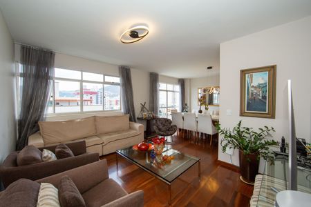 Sala de apartamento à venda com 4 quartos, 157m² em Buritis, Belo Horizonte