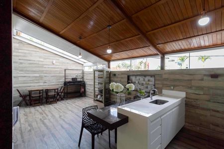 Casa de condomínio à venda com 124m², 3 quartos e 2 vagasCozinha e Área de Serviço