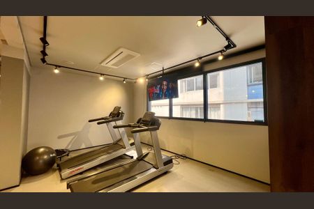 Studio para alugar com 22m², 1 quarto e sem vaga Studio para alugar com 22m², 1 quarto e sem vagaÁrea comum - Academia