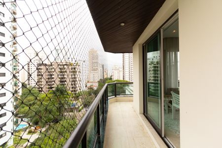 Varanda da Sala de apartamento à venda com 2 quartos, 245m² em Indianópolis, São Paulo