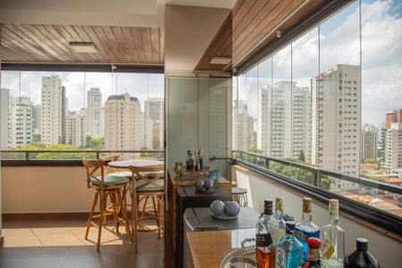 Varanda gourmet de apartamento à venda com 3 quartos, 182m² em Parque Colonial, São Paulo