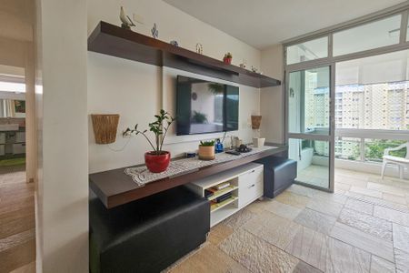 Sala de apartamento para alugar com 3 quartos, 89m² em Parque Enseada, Guarujá