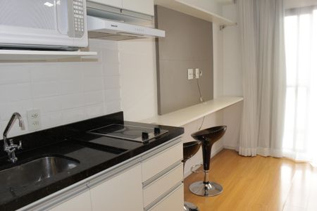 Cozinha de kitnet/studio à venda com 1 quarto, 25m² em Centro, São Paulo