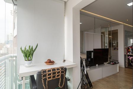 Varanda da Sala de apartamento à venda com 1 quarto, 47m² em Bela Vista, São Paulo