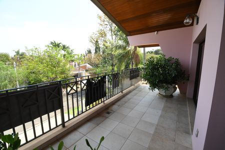 Sacada da Sala 1 de casa de condomínio para alugar com 4 quartos, 487m² em Jardim Botânico (sousas), Campinas