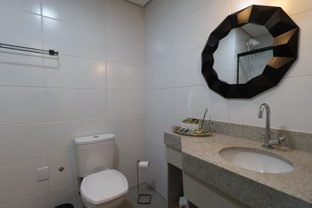 Banheiro da Suíte de kitnet/studio para alugar com 1 quarto, 38m² em Jardim Botânico, Ribeirão Preto