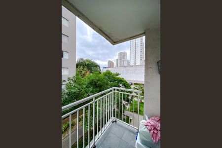 Varanda da Sala de apartamento à venda com 3 quartos, 59m² em Jardim Sabara, São Paulo
