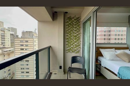 Studio para alugar com 22m², 1 quarto e sem vaga Studio para alugar com 22m², 1 quarto e sem vagaVaranda