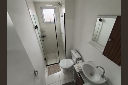 Studio para alugar com 25m², 1 quarto e sem vaga Studio para alugar com 25m², 1 quarto e sem vagaBanheiro Social