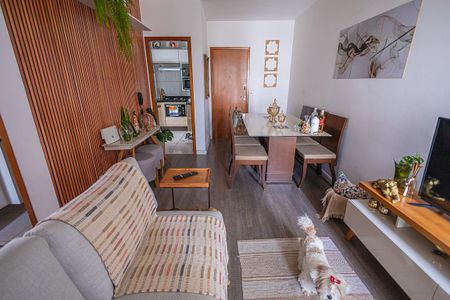 Sala de apartamento à venda com 3 quartos, 76m² em Rio Branco, Belo Horizonte
